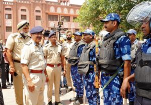 ਅੰਮ੍ਰਿਤਸਰ ਵਿੱਚ ਸੁਰੱਖਿਆ ਪ੍ਰਬੰਧਾਂ ਦਾ ਜਾਇਜ਼ਾ ਲੈਂਦੇ ਹੋਏ ਏਡੀਜੀਪੀ ਅਰਪਿਤ ਸ਼ੁਕਲਾ